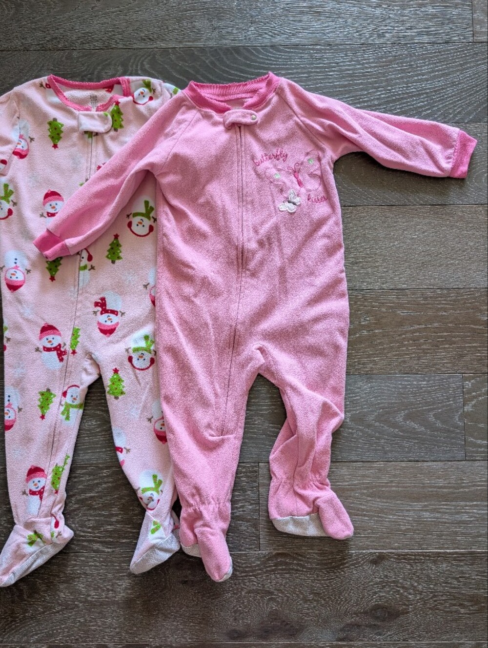 Carter's Fleece One-Piece Footie Pajamas Set of 4 Size 18 Months - Picture 8 of 12